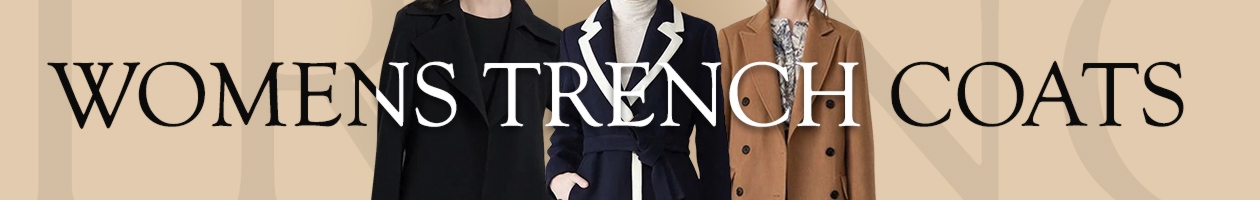 Womens Shearling Trench Long Coats Collection