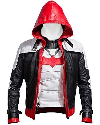 Batman Arkham Knight Leather Jacket With Vest