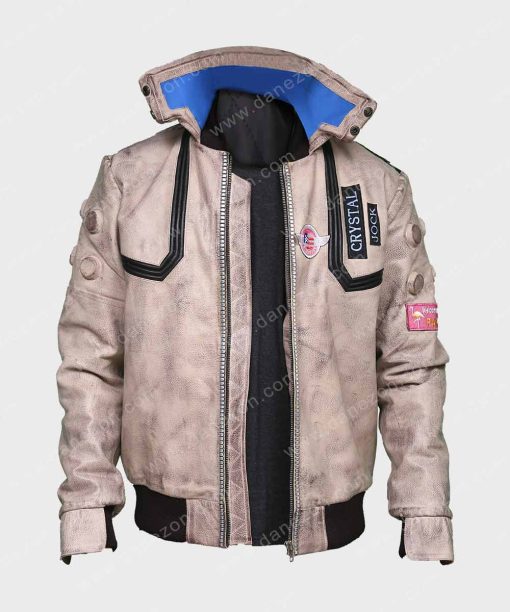 Cyberpunk 2077 Leather Bomber Jacket