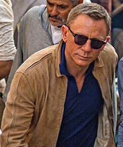 Daniel Craig Spectre Morocco Brown Jacket