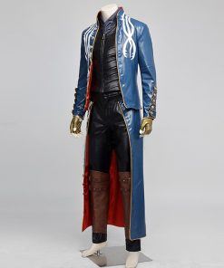 Dante Vergil Devil May Cry 3 Leather Jacket