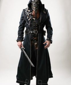 Corvo Attano Dishonored Leather Trench Coat