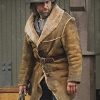 Cullen Bohannon Hell On Wheels Mid Length Leather Coat