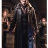 Jason Momoa Frontier Trench Leather Coat