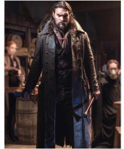 Jason Momoa Frontier Trench Leather Coat