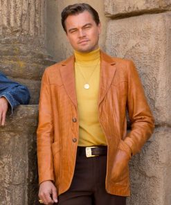 Rick Dalton Once Upon A Time In Hollywood Leather Blazer
