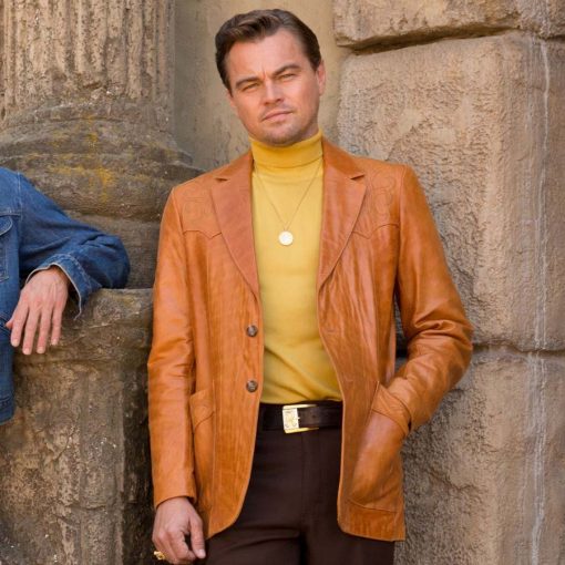 Rick Dalton Once Upon A Time In Hollywood Leather Blazer