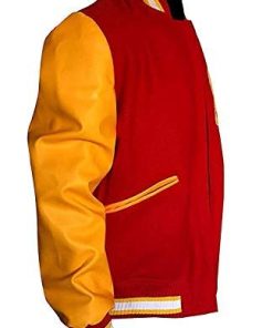Red And Yellow Michael Jackson Letterman Jacket