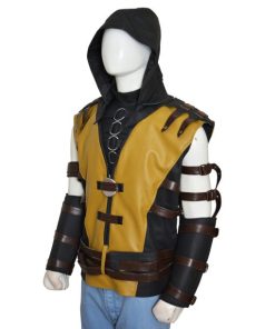 Mortal Kombat X Scorpion Leather Jacket
