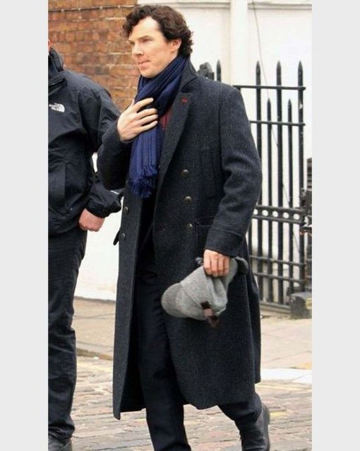 Sherlock Black Trench Coat