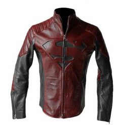 Smallville Tom Welling Black And Maroon Jacket