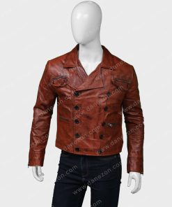 Aquaman Jason Momoa Distressed Leather Jacket