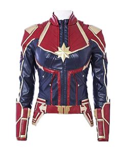 Captain Marvel Leather Jacket