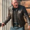 Jason Beghe Chicago P.D. Brown Leather Jacket