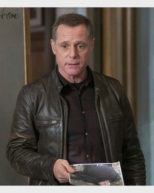ason Beghe Chicago PD Brown Jacket