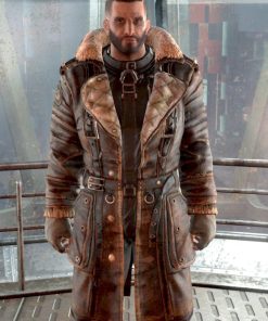 Fur Collar Elder Maxson Fallout 4 Brown Coat