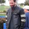 Keanu Reeves Black Slimfit John Wick 2 Cafe Racer Jacket