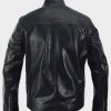 Johnny Depp Black Leather Mortdecai Jacket