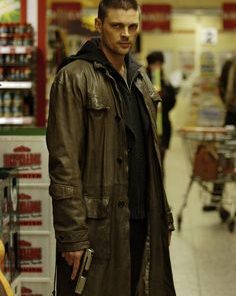 Karl Urban Bourne Supremacy Trench Leather Coat