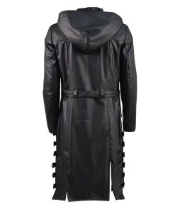 PlayerUnknown’s Battlegrounds Black Hooded Trench Coat