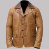 Red Dead Redemption II Brown Leather Jacket