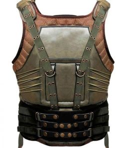 The Dark Knight Rises Tom Hardy Military Leather Vest