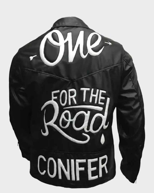 Motorcycle Style Black Leather Alex Turner One For The Road Jacket