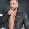 Black Leather WWE Wrestler Finn Bálor Jacket