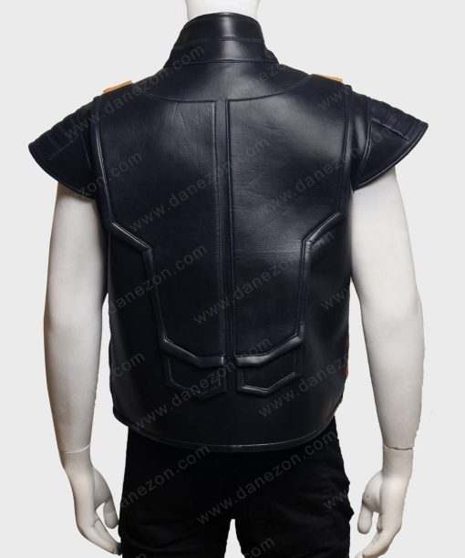 Black Panther Michael B Jordan Leather Vest