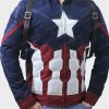 Steve Rogers Captain America Civil War Leather Jacket