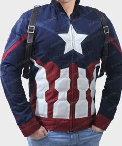 Steve Rogers Captain America Civil War Leather Jacket