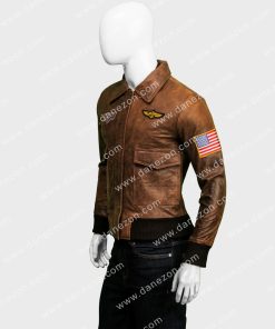 Captain Marvel Brie Larson Bomber Leather Jacket