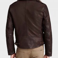 Harry Styles Brown Fur Leather Jacket