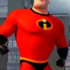 Incredibles 2 Video Game Red Leather Jacket