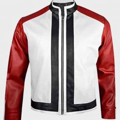 Red Leather Video Game King Of Fighters 14 Rock Howard Jacket