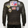 Top Gun 2022 Brown Leather Jacket