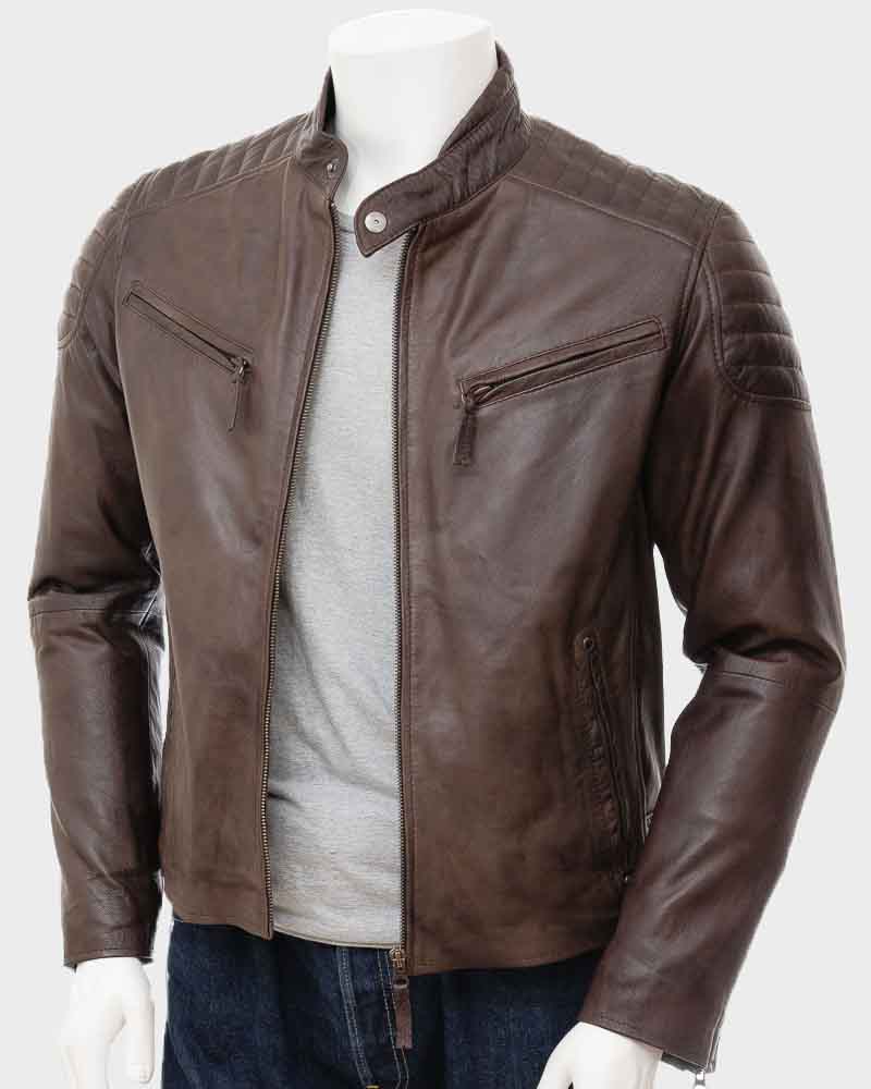 Genuine-Sheep-Leather-Hollywood-Style-Waistcoat-Biker-Jacket-in-Brown-Color