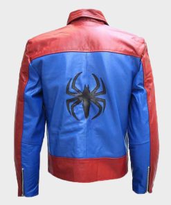 Spiderman Style Mens Biker Jacket