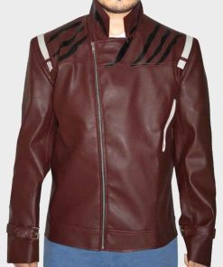 Red Leather Video Game No More Heroes Travis Touchdown Jacket