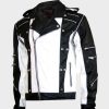Michael Jackson Pepsi Black and White Leather Jacket