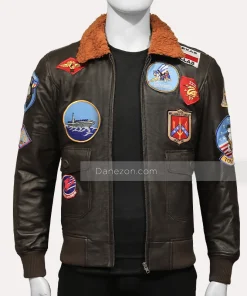 Top gun flight bomber jacket
