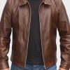 X-Men First Class Magneto Brown Leather Jacket