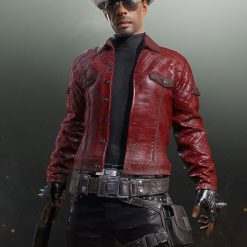PlayerUnknown’s Battlegrounds Online Game Red Quilted Jacket