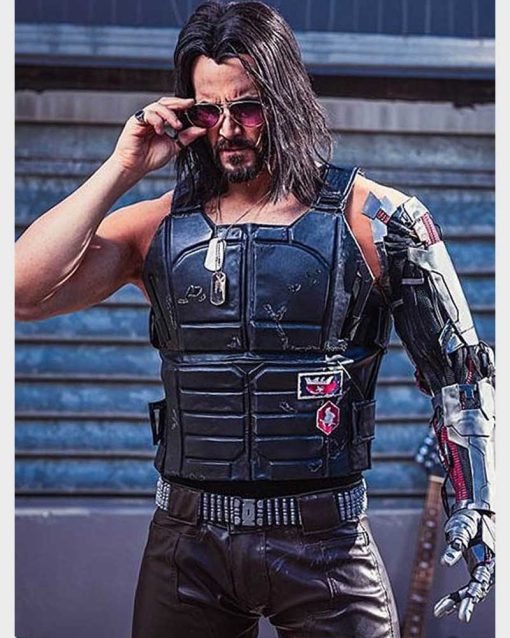 Johnny Silverhand Cyberpunk 2077 Vest for Sale