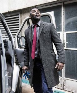 Idris Elba Luther Grey Coat