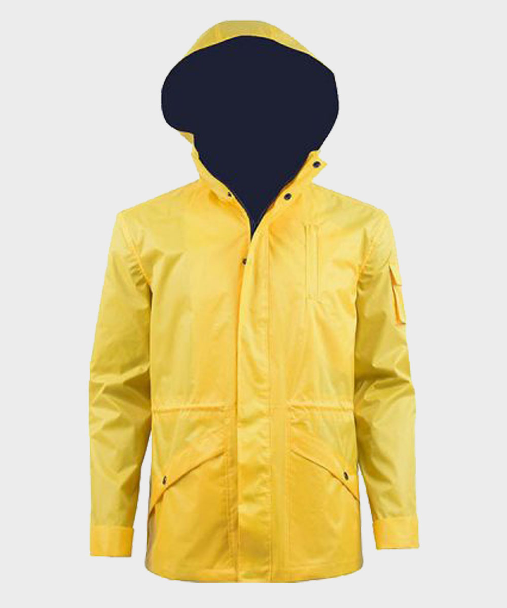 Dark Jonas Kahnwald Yellow Coat Louis Hofmann Hooded Jacket