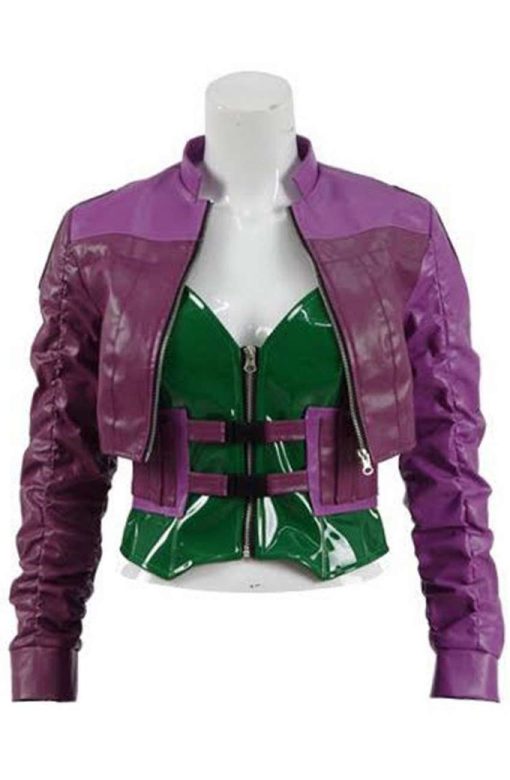 Injustice 2 Harley Quinn Purple Jacket