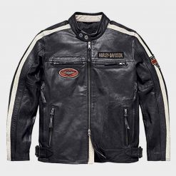 Harley Davidson Command Mens Motorcycle Leather Jacket