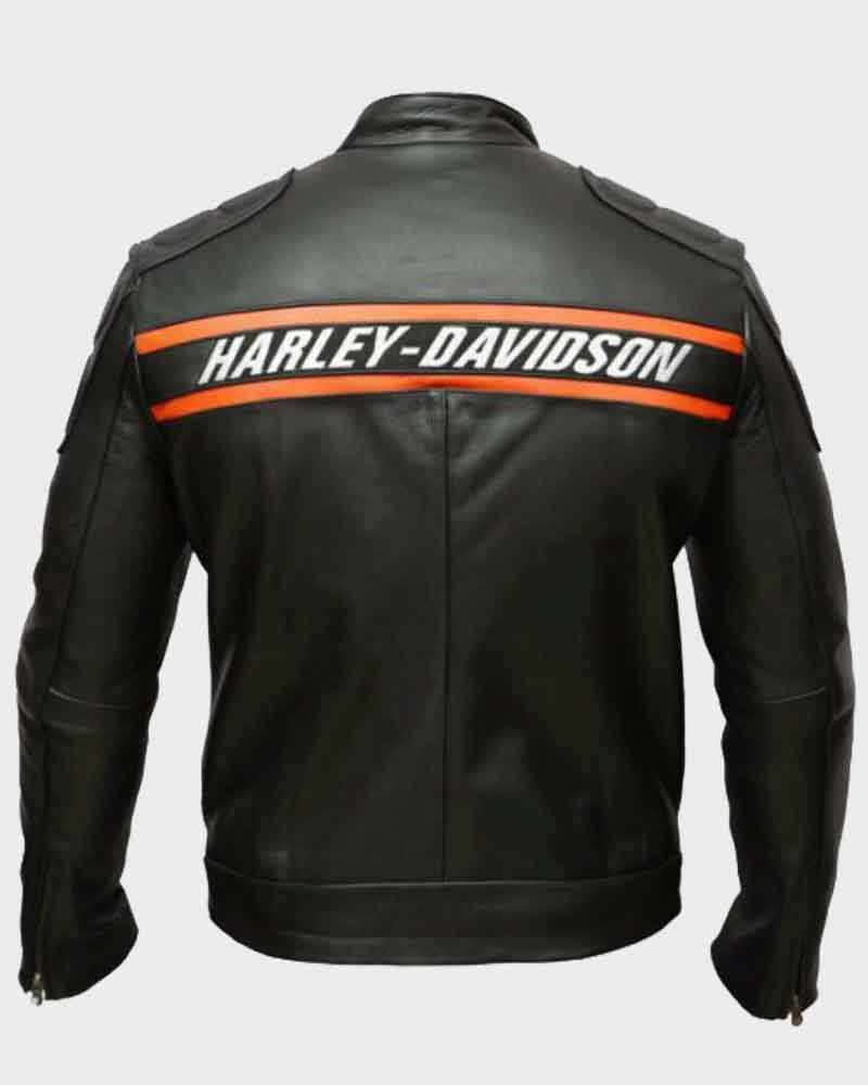 WWE Superstar Bill Goldberg Black Harley Davidson Leather Jacket