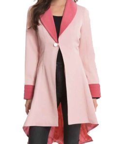 Fantastic Beasts and Where to Find Them Alison Sudol Pink Queenie Coat